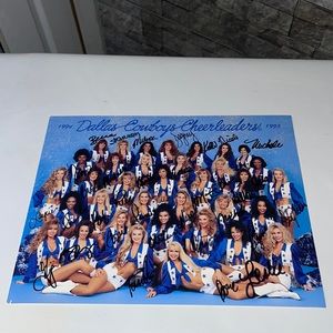 Vintage Rare 33 signatures from the Dallas Cowboys Cheerleaders 1994-95 SB era